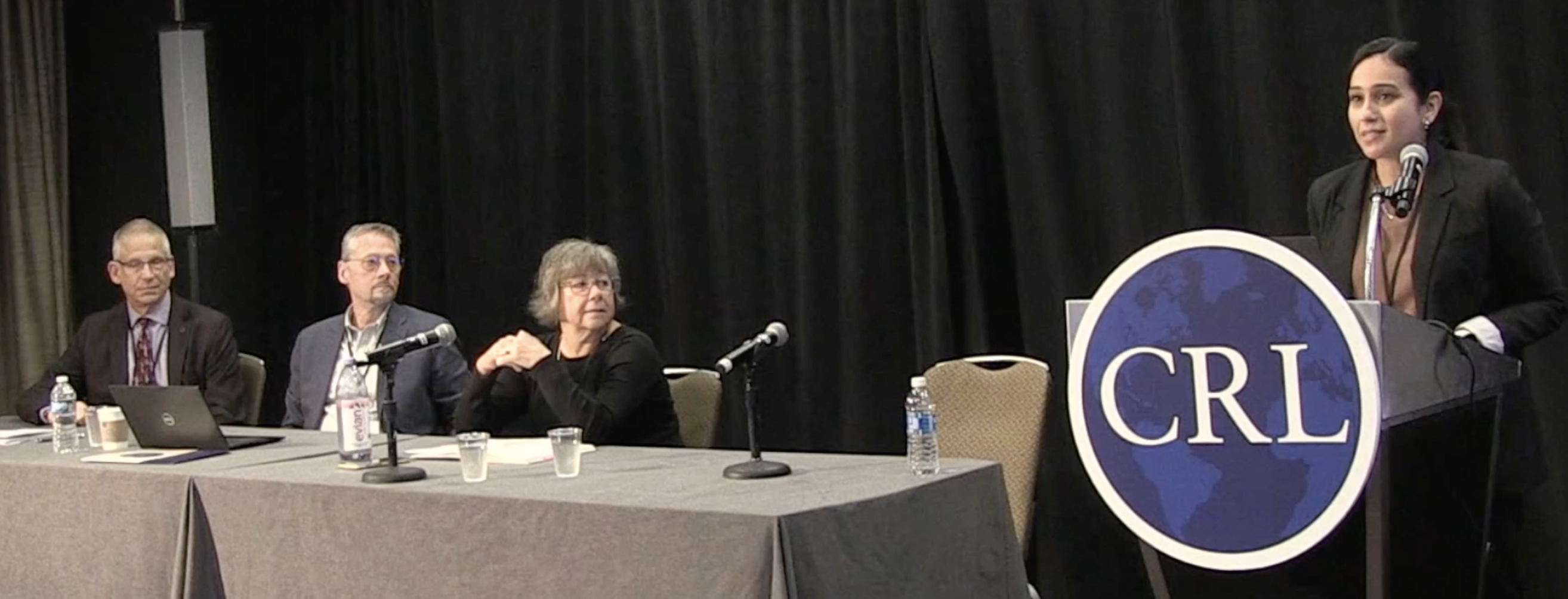 Lanette Garza, CRL’s Director of Licensing &amp; Acquisitions, opens the strategy forum session “Deals and Directions: A Forum on Licensing and Negotiations” at the 2025 CRL Annual Meeting (Chicago, IL, May 20–21)