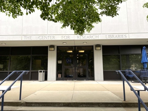 Photo of the entrance of the CRL building.