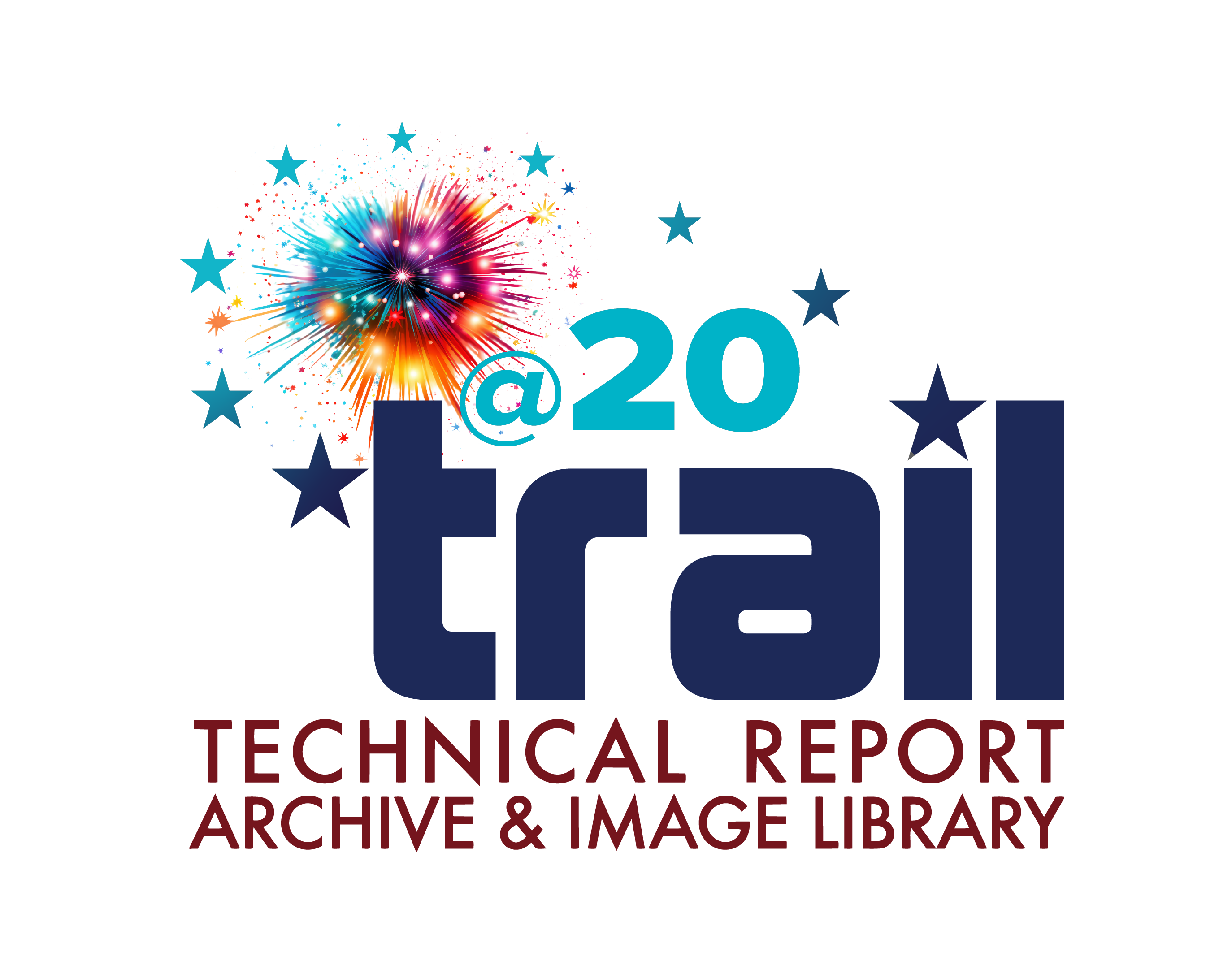 TRAIL Technical Report and Image Library 20th Anniversary Logo.