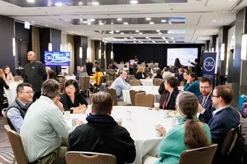 Photo of group of people attending a CRL event.